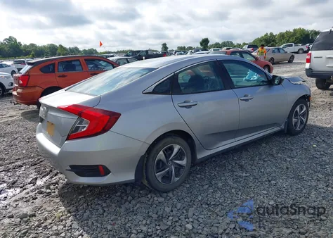 2021 Honda Civic Lx из США, поврежденный, VIN 2HGFC2F62MH515335